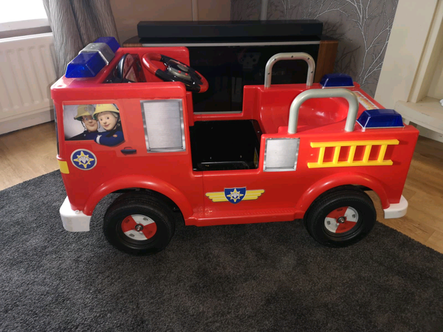 fireman sam electric ride on fire engine